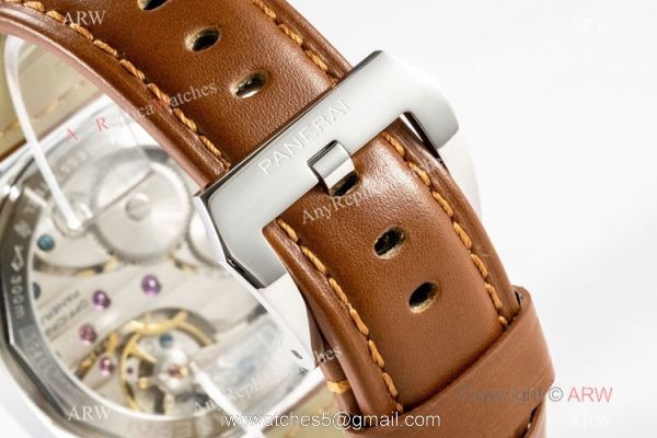HW Factory Panerai Luminor Marina PAM111 Limited Edition Watch Black Dial 44mm 5