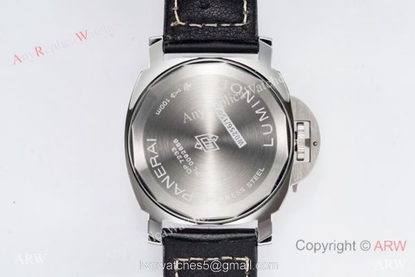 HW Factory Panerai PAM1084 Luminor Base Logo Watch Black Dial Stainless Steel 5