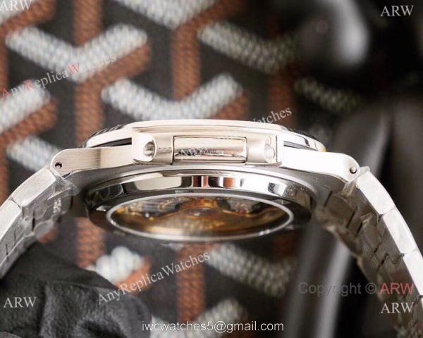 New! Swiss Copy Patek Philippe Nautilus Watch Green Diamond Gray Texture Dial Limited New 5711 5
