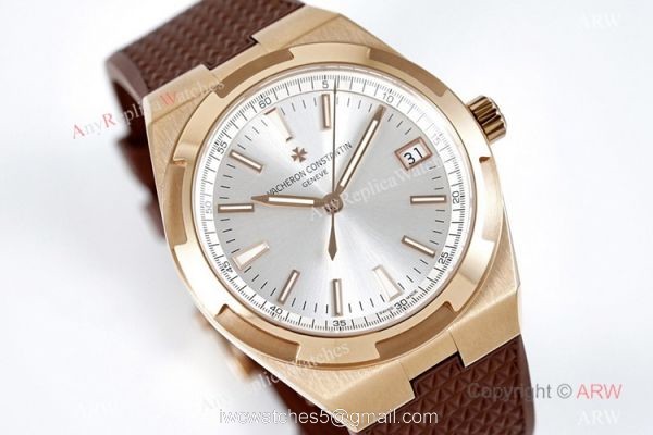 Grade 1A Copy Vacheron Constantin Overseas Ultra-thin 8F Swiss 9015 Watch Rose Gold 5
