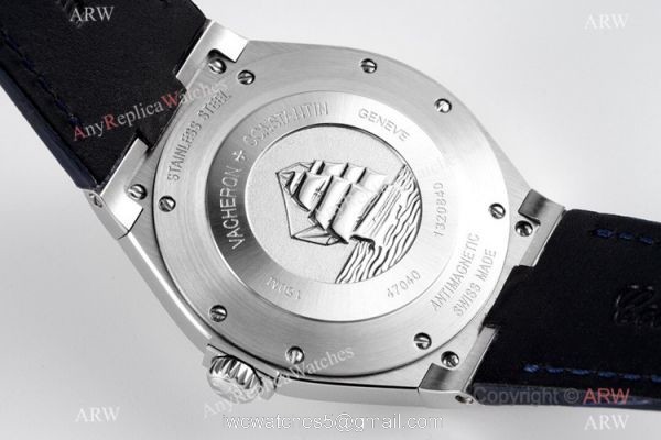 8 Factory Clone Vacheron Constantin Overseas 47040 Watch Stainless Steel Bucherer Blue 42mm 5