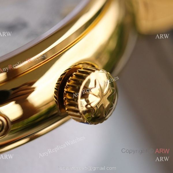 Swiss Grade Copy Vacheron Constantin Malte Patrimony 31-Day Retrograde watch Yellow Gold Cal.2460 Movement 5