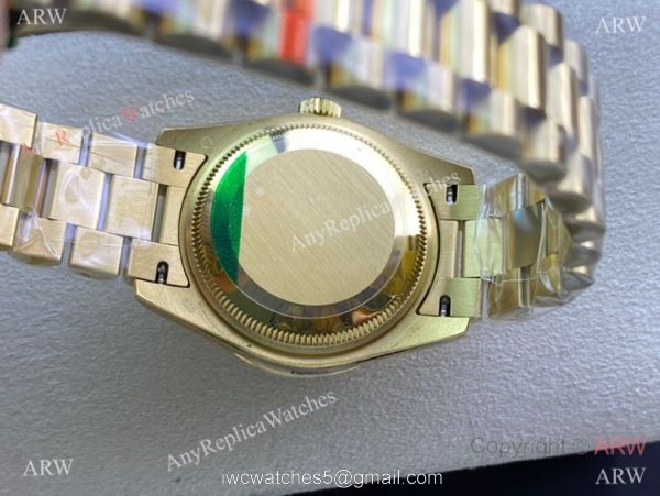 Swiss Replica Rolex Datejust 31mm Diamond watch Yellow Gold Presidential 5