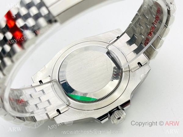 AR Factory V2 Swiss 3186 Rolex GMT-Master II Batman Jubilee Watch AAA Replica 5