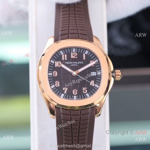 Swiss Quality Citizen 8215 Patek Philippe Aquanaut Watch Purple Rubber Strap 5
