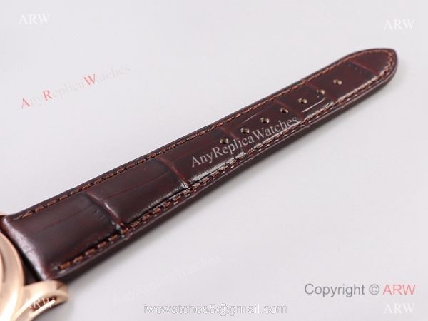 GR factory Patek Philippe Annual Calendar GR V2 Rose Gold Black Watch Super Clone 5