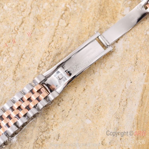 Replica ROLEX Datejust 2-tone White Ladies 31 MM Jubliee Watch 5