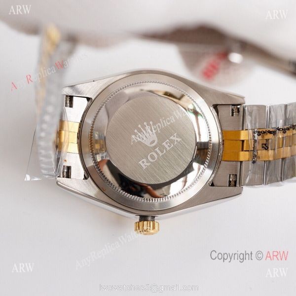 Replica ROLEX Datejust 2-Tone 28mm/36mm Citizen 8215 Watch 5