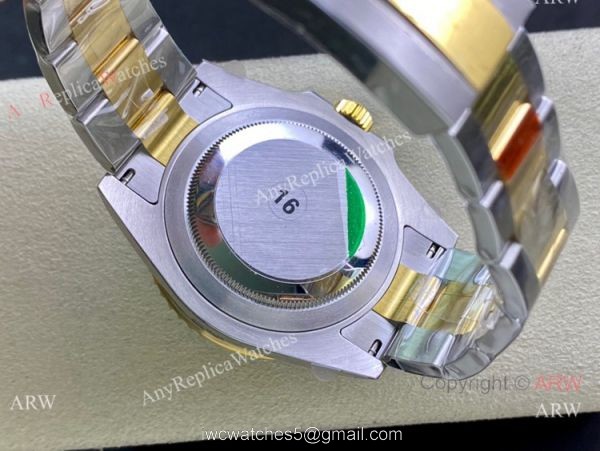 (JVS) Swiss Grade Rolex Submariner 41mm JVS Factory New 3235 Wrist 2-Tone Black Ceramic 5