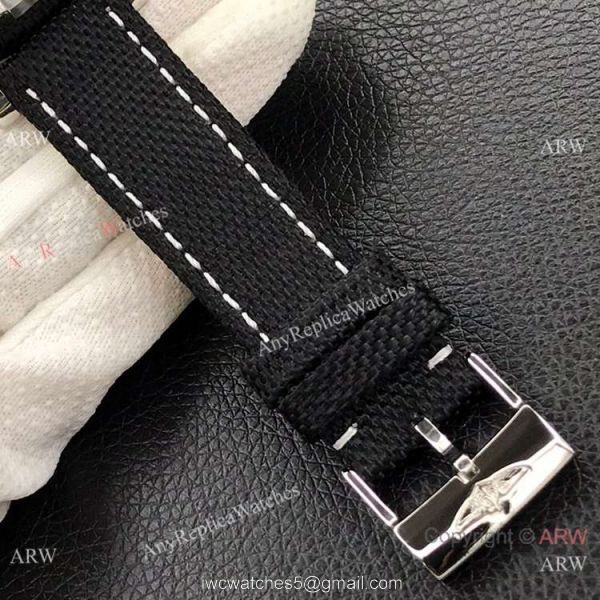 Grade AAA Copy Breitling Avenger II Chronograph Asian 7750 Watch Black Military Strap 5