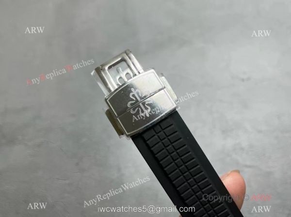 Grade AAA Copy Patek Philippe Aquanaut Chronograph 5968a Watch Gray Dial Rubber Strap 5