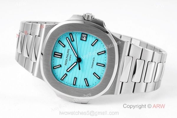 PPF Factory Swiss Patek Philippe Nautilus Tiff any 170th anniversary limited edition Watch 40mm 5