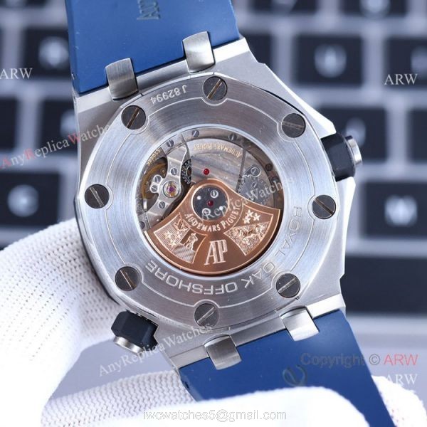 Swiss Copy Audemars Piguet Royal Oak Offshore Diver AP 3120 Olive Green Face 5