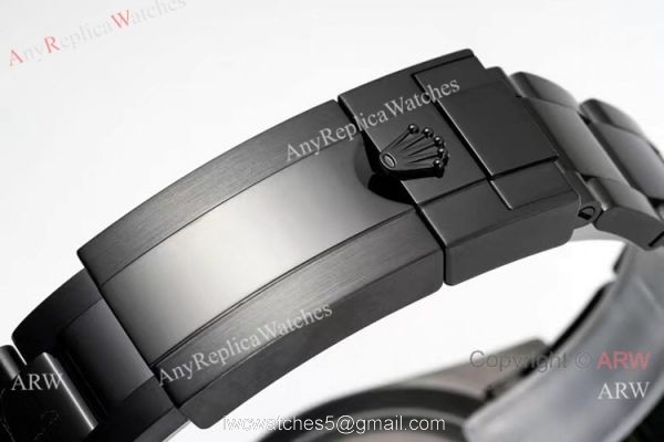 NEW! Noob Factory 4130 Rolex Daytona Blaken &8216;Black Venom Rainbow Bezel Watch 40mm 5
