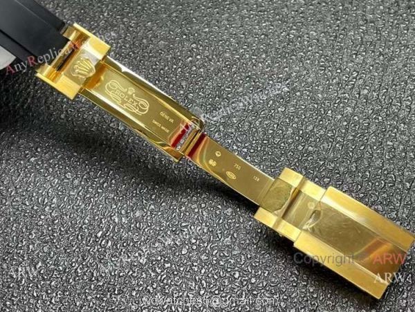Noob Factory Super Clone 4130 Rolex Daytona Champagne Dial Oysterflex Strap watch 40mm 5