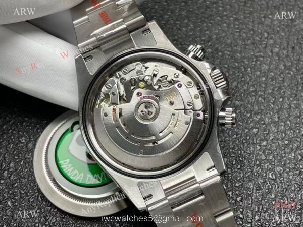 Better Factory New 4130 Rolex Daytona Watch 904L Steel Black Dial BTF 4130 Movement 5