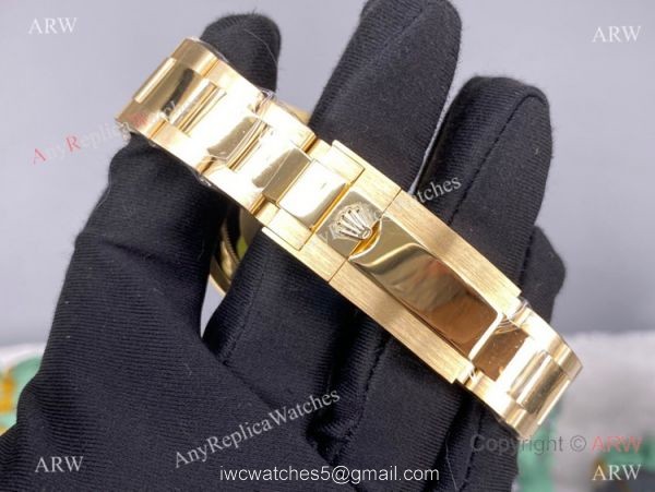 Swiss 3186 Rolex GMT-Master II 116758Saru All Gold Watch Swiss Replica GMTII 5
