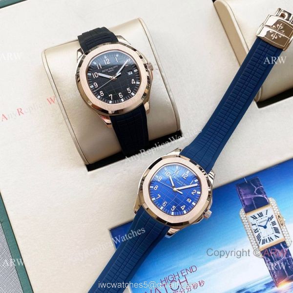 Swiss Quality Copy Patek Philippe Aquanaut Citizen Watch Rose Gold Case 5