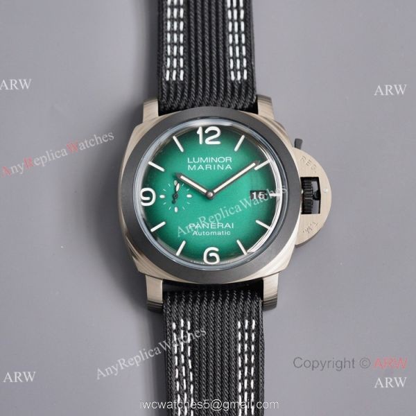 Copy Panerai Luminor Marina Carbotech Olive Green Watches 5