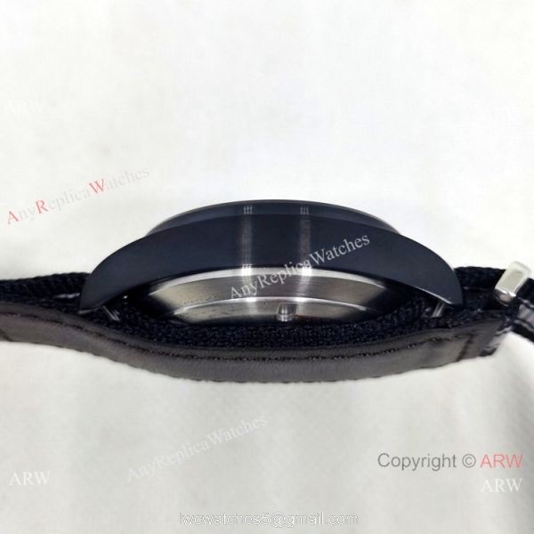 New Copy IWC Pilots Blacksteel Nylon Strap Watch Automatic 5