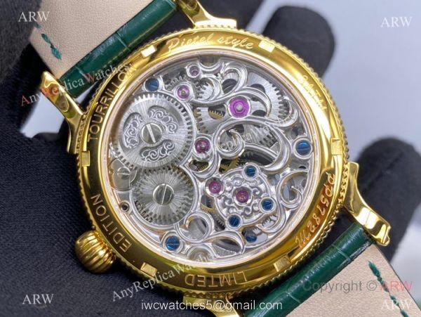 Swiss Patek Philippe Grand Complications Moonphase Tourbillon Watch Yellow Gold 42mm 5