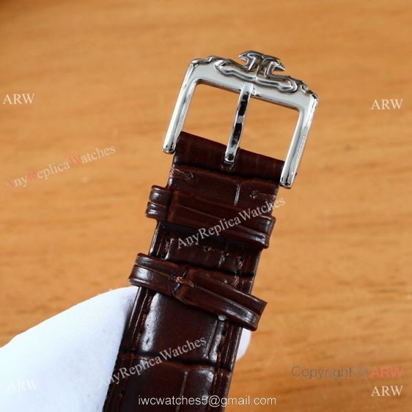 Best Copy Jaeger LeCoultre Master Ultra thin Men Watches SS Black Dial 5