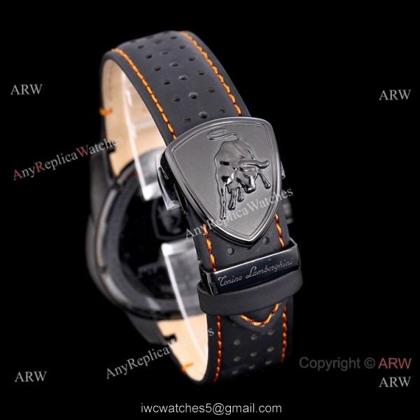 Swiss Replica Lamborghini Spyder X Orange Version Watch 46mm 5