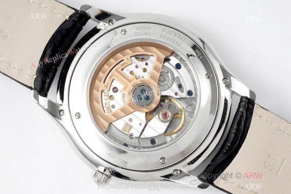 ZF v2 Version Jaeger-LeCoultre Master Ultra Thin Q1288420 Replica Watch Silver Dial 5