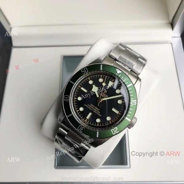 GD Factory Tudor Heritage Black Bay Green Matte Bezel Watch Citizen 8215 Automatic 5