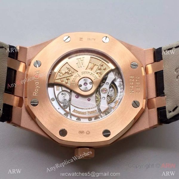 1:1 JF Factory Watch Royal Oak Audemars Piguet Replica Rose Gold Watch 6
