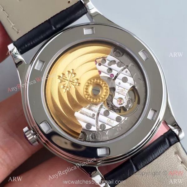 Copy Swiss Patek Philippe Cal.324 S C Watch SS White Dial 6