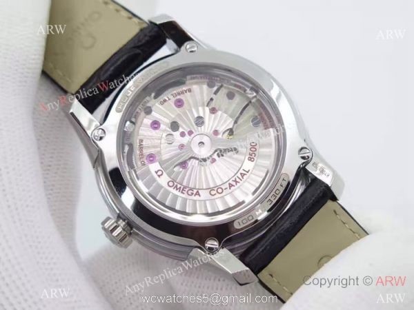 Swiss Omega De Ville Fake Watch Silver Dial 8500 Movement 6