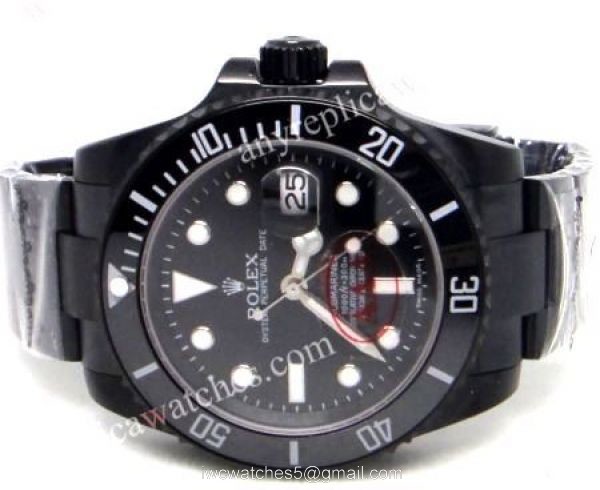 High Quality Replica Rolex Submariner Ceramic Bezel 40mm Watch All Black Rolex 6