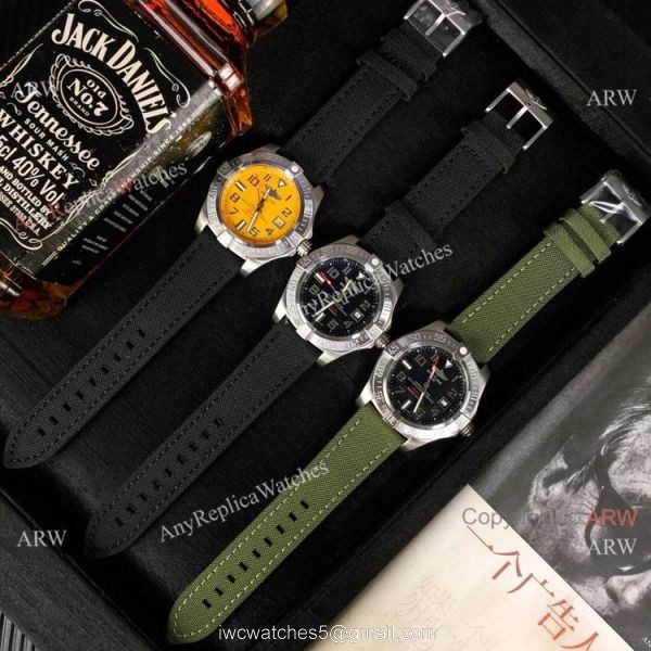 Fake Breitling Avenger II Seawolf Yellow Dial Watch For Sale 6
