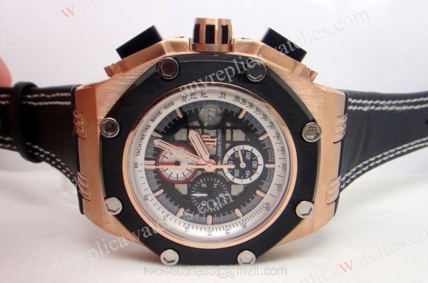 High Quality Audemars Piguet Rubens Barrichello Replica Royal Oak Offshore Limited Edition Watch 6