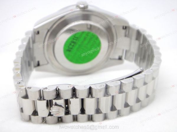 Rolex Day-Date II Presidential Roman Face Watch 41mm Rolex Ice Replica 6