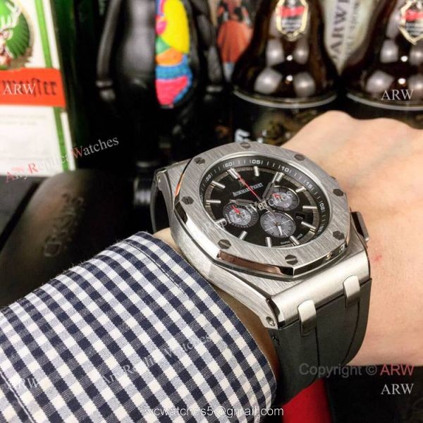 New Copy Audemars Piguet Royal Oak Offshore 45mm Watches Rose Gold Subdials 6