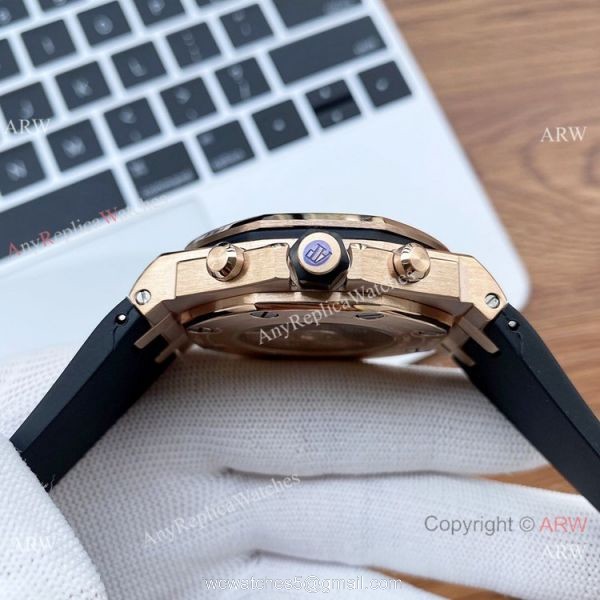 Fake Audemars Piguet Royal Oak Offshore WhiteBlack Dial Watches 6