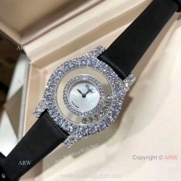 Top Grade Replica Chopard Happy Dreamg Ice Out Watches 32mm 6