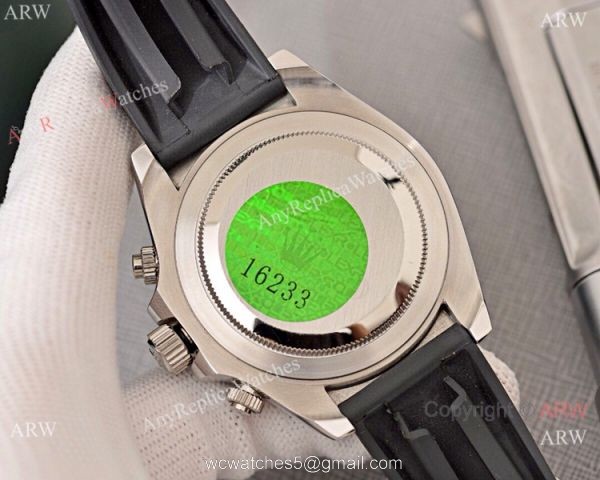 Best Quality Rolex Daytona Blue Dial Replica Watch Rolex Daytona Rubber Strap 6