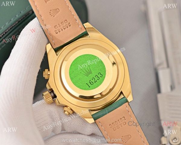 Buy Replica Rolex Daytona Watch Green Dial Black Ceramic Bezel 6