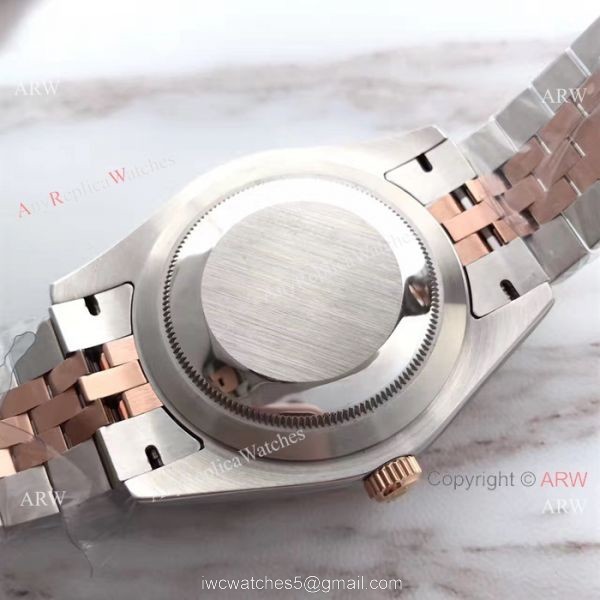 (EW) Blue Dial 2 Tone Rose Gold Rolex Datejust II 41mm ETA3255 Watch 6