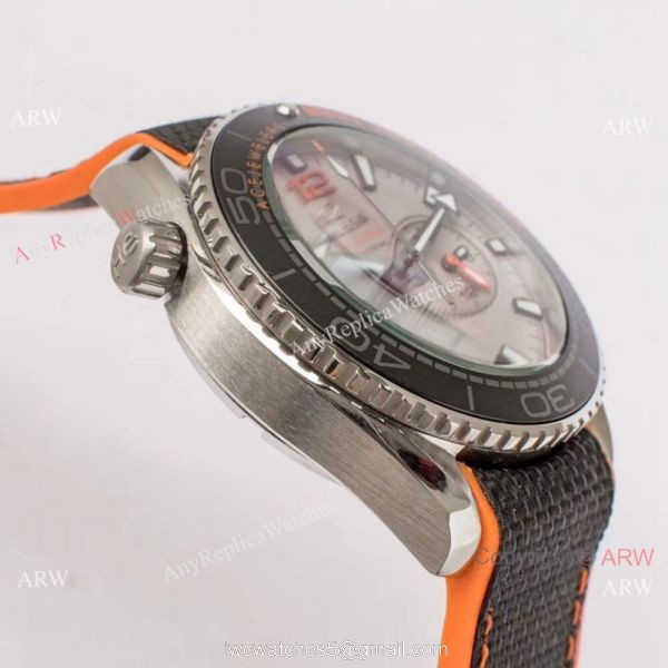 Japan Grade Omega Seamaster Replica Planet Ocean 600m Chronograph Watch White Dial 6