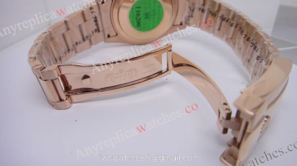 Rolex Sky Dweller Rose Gold Replica Watch 40mm with Working Time Zone 6