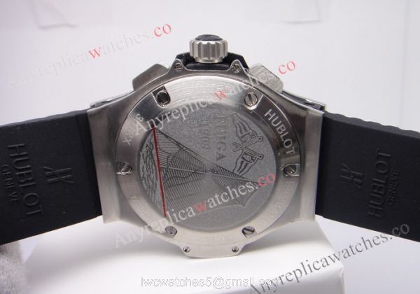 Replica Hublot Big Bang Watch SS Black Chronograph Japan Movement 6