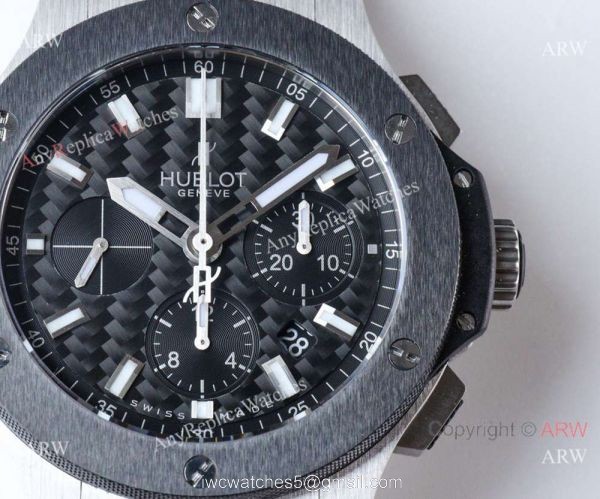 Swiss Copy Hublot Big Bang SS Black Dial Watches HBB V6 Factory 6