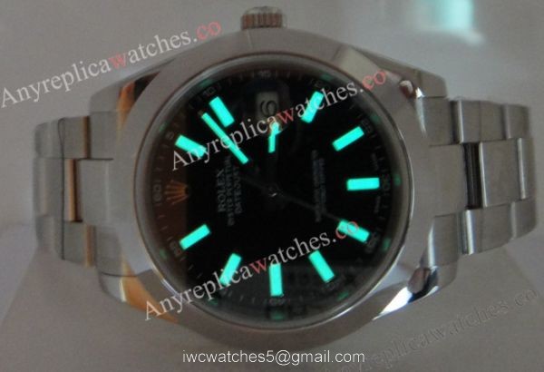 NEW UPGRADED Rolex Datejust 41 Black Replica Watch SS Oyster Face 6
