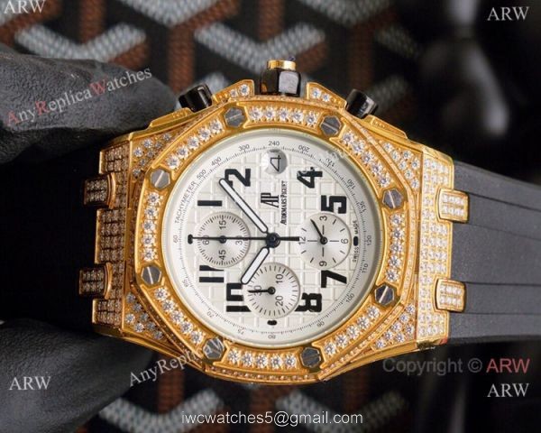 Buy Replica Audemars Piguet Royal Oak Offshore Watch Iced Out AP 6