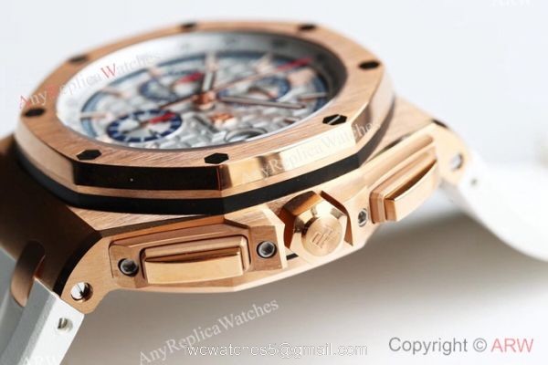 JH AUDEMARS PIGUET 26400SO CAL.3126 44MM ROSE GOLD CASE WATCH 6