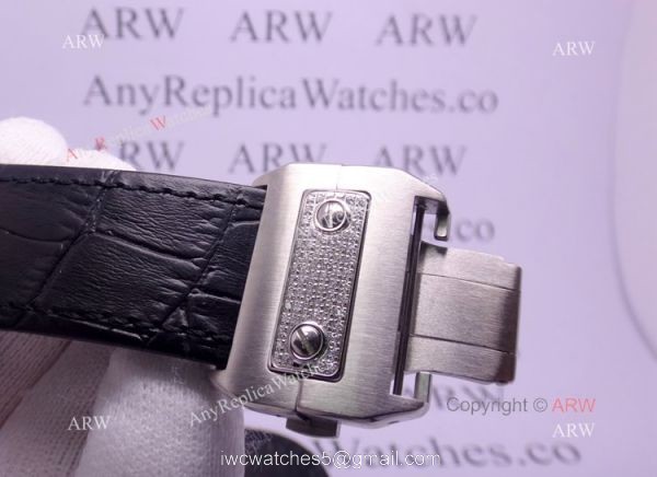 Cartier Santos 100 Diamond Watch Swiss Grade Replica 6